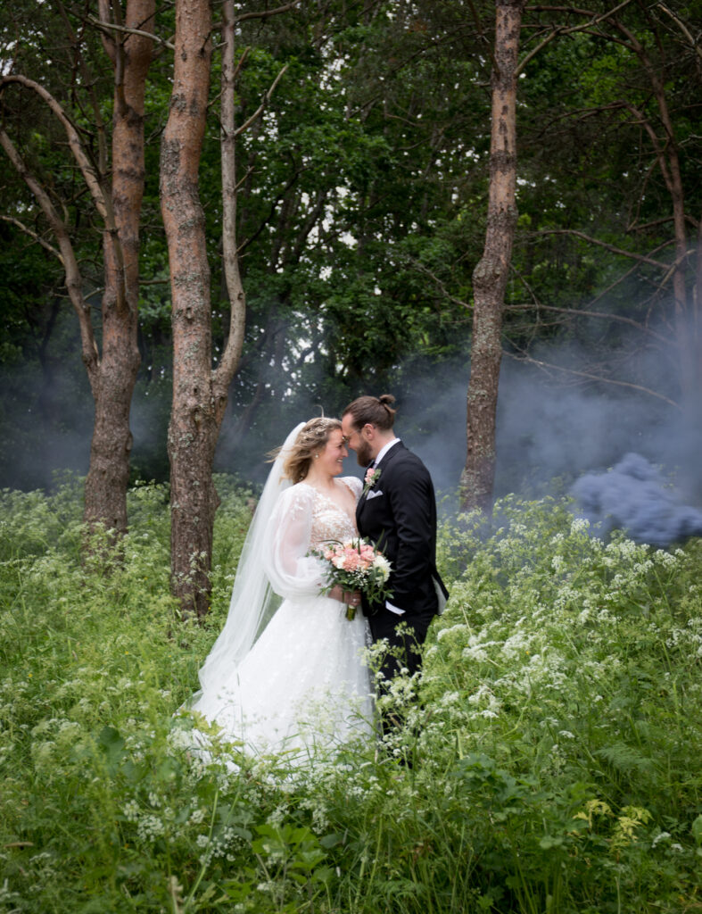 bryllup i Ringve botaniske hage