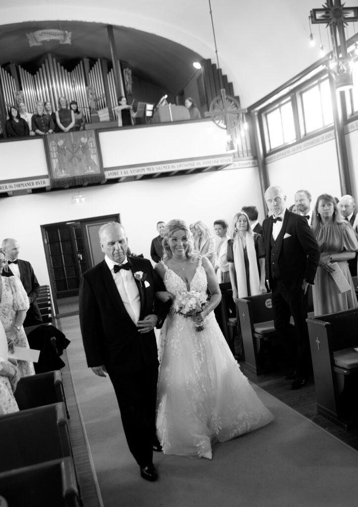 bryllup i Ranheim kirke og Trondheim